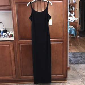 NWT Black floor length dress by Meroni